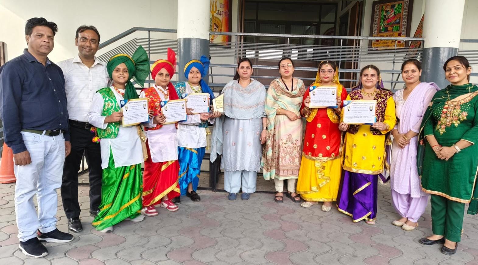 ​BVM Kitchlu Nagar Wins Second Position in LSSC Group Folk Song Competition